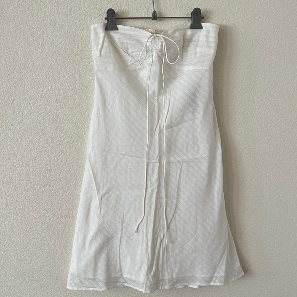NWT Ann Taylor Loft Strapless White Dress Women’s 2